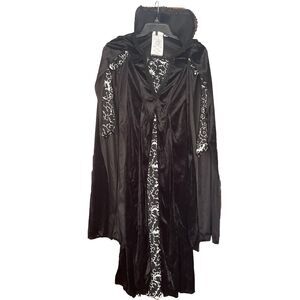 Medieval Vampire Cosplay Halloween Costume Kids Girl Witch Dress Child Party XL